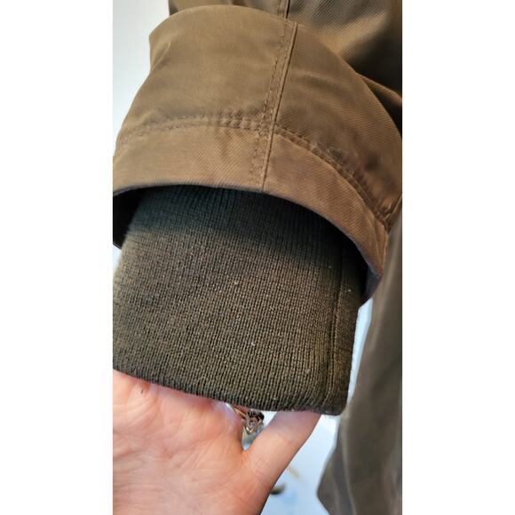 Aritzia Babaton Oskar Parka Olive Green Faux Fur Size XL Heavyweight EUC - Picture 5 of 16